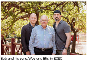Bob and his sons Wes and Ellis